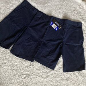 2x “Boys” Navy uniform shorts NEW!!